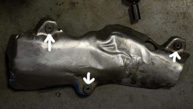Remove the downpipe