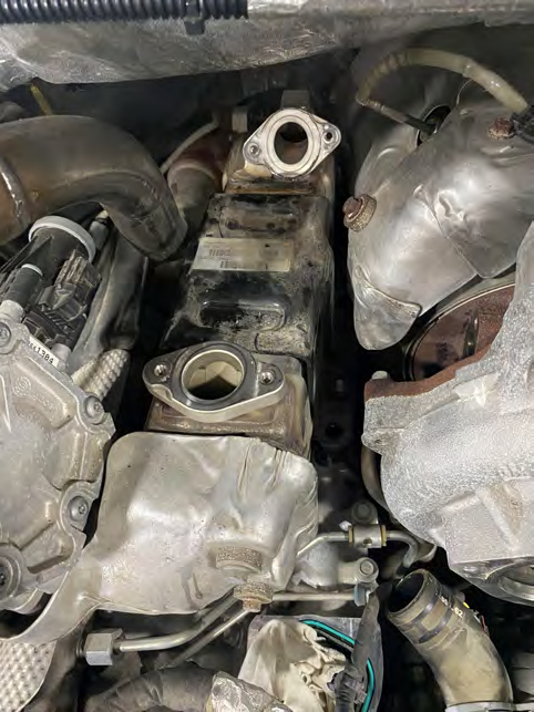 Remove the EGR cooler