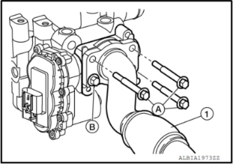 Unbolt the charge tube