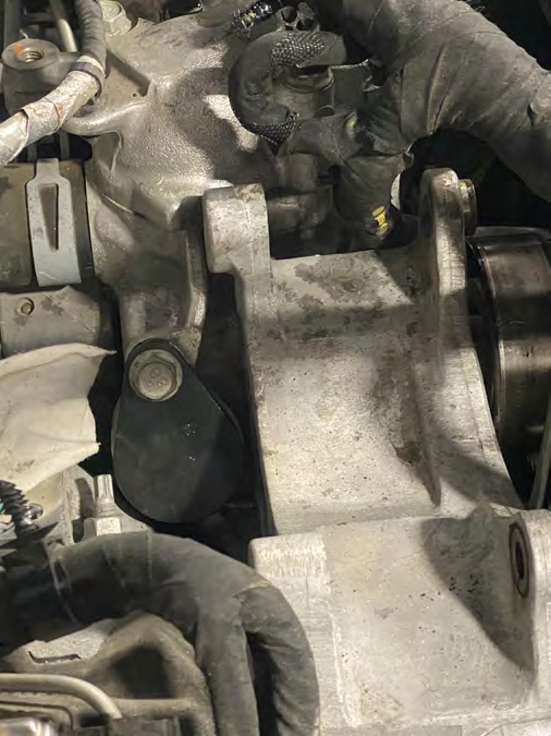 Fit the billet plug into the thermostat housing