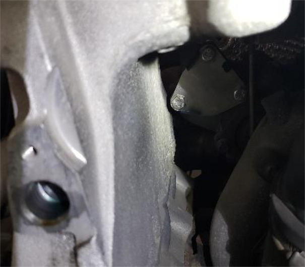 Install the block off plate