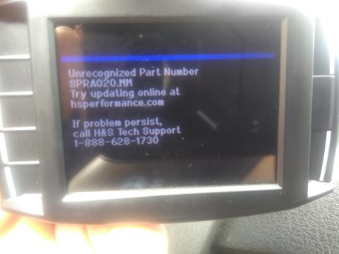 Unrecognized Part Number SPRAxxxx.MM