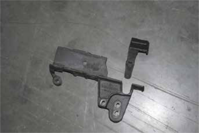 Remove the upper EGR cooler mount