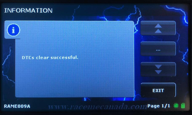 Check the confirmation