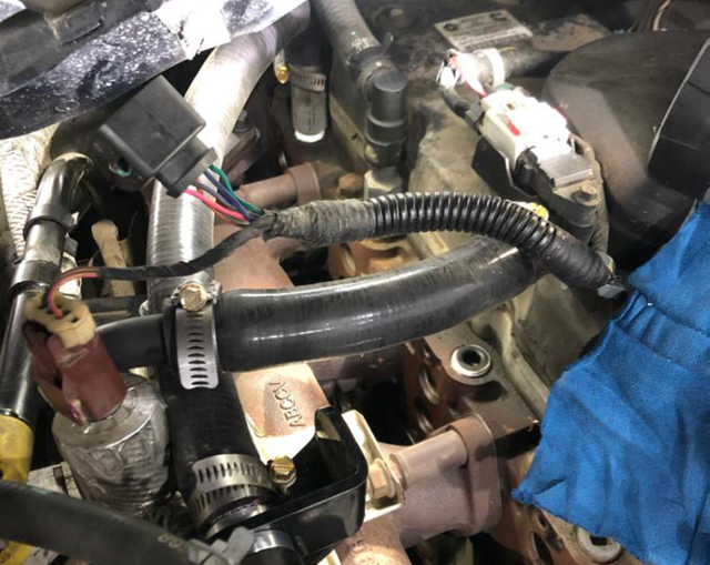Refit the air intake tubing