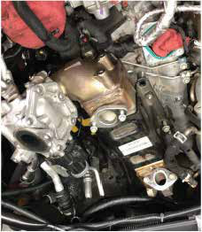 Remove the EGR cooler
