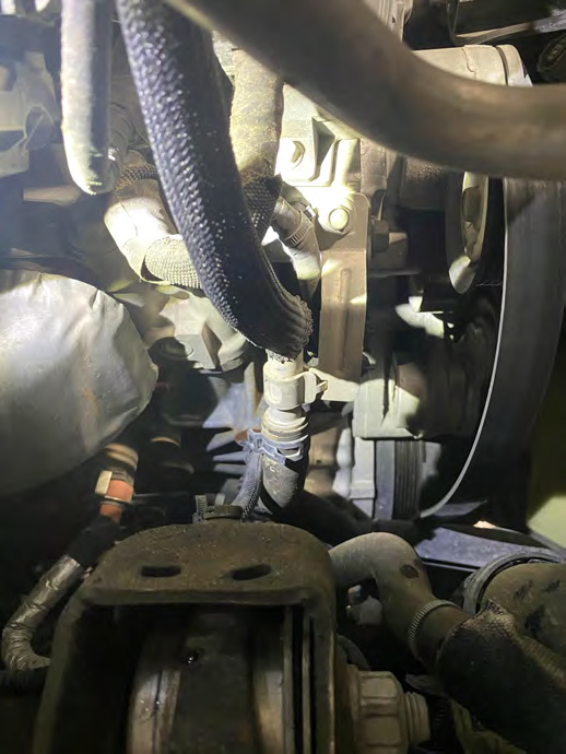 Optional: remove the passenger side coolant hardline
