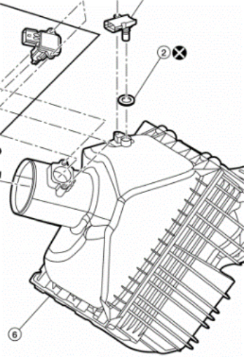Move the MAF and compressor inlet sensors to the new duct, and fit the filter