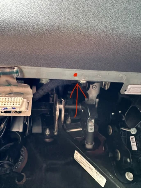Choose a spot in the cab to mount the switch