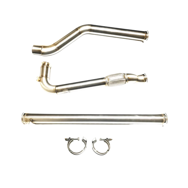 2020-2023 EcoDiesel 304 Stainless DPF Delete Pipe 3.0L EXF Wrangler JL 3.0L EcoDiesel