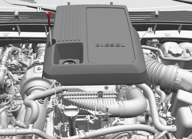 Remove the oil filler cap and plastic intake manifold cover