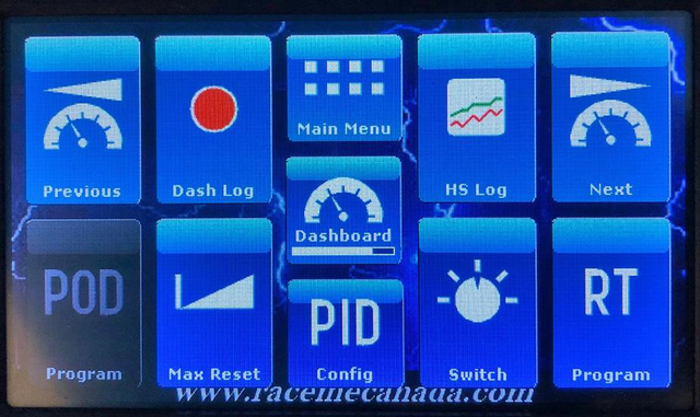 Turn the ignition to Run and touch the screen
