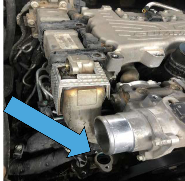 Pop the EGR cooler out