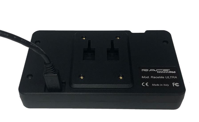 Plug the micro USB cord into the back of the display
