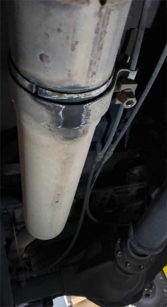 Remove the tailpipe