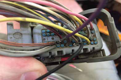 Insert the pins and refit the pin lock