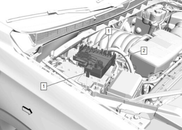 Remove the power distribution block