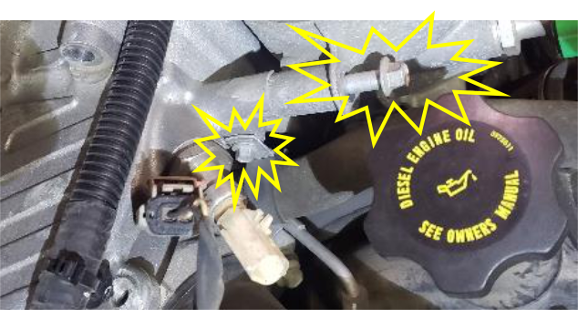 Unbolt the charge tube