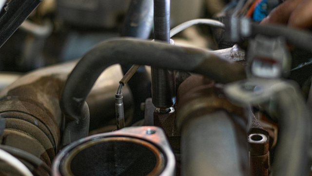 Remove the EGR bypass pipe