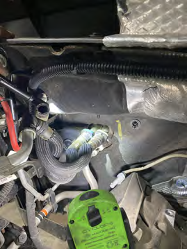 Optional: remove the passenger side coolant hardline