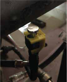 Remove the 9th injector and fit the billet plug