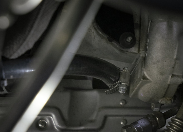 Reroute the coolant hoses