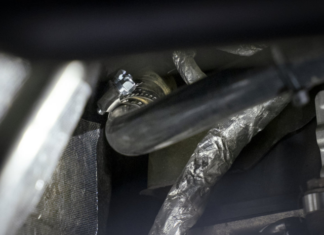 Reroute the coolant hoses