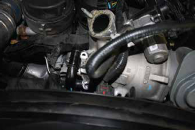 Remove the EGR valve