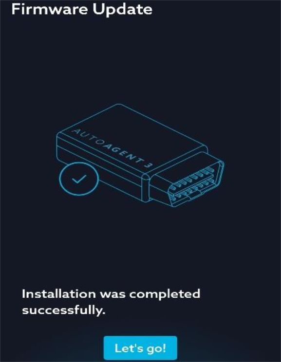 Connect to the Auto Agent over Wi-Fi and update its firmware